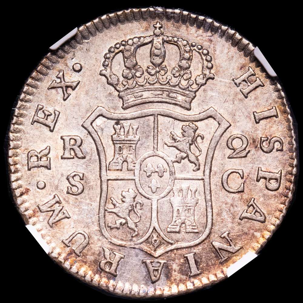 Carlos III 2 Reales 1788 Sevilla C (Cal-790) NGC AU58 | eBay